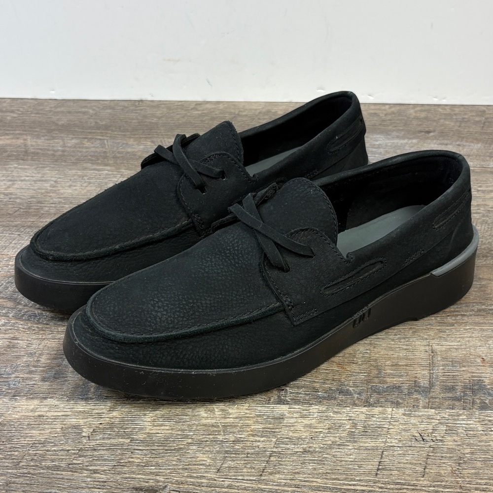 👞 Sperry Men’s Gold Cup Plushwave Boat Shoes | Black Leather | Size 9